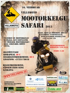 Villamoto mootorkelgu safari 2013